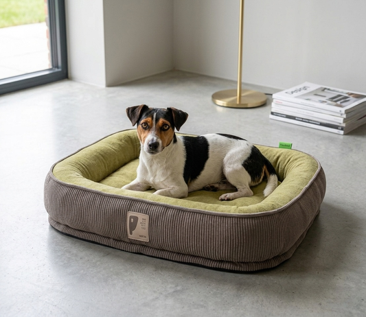Dog Bed - Soft Plush Home Nest, Breathable Warm Pet Sofa for Dogs, All Seasons Comfort