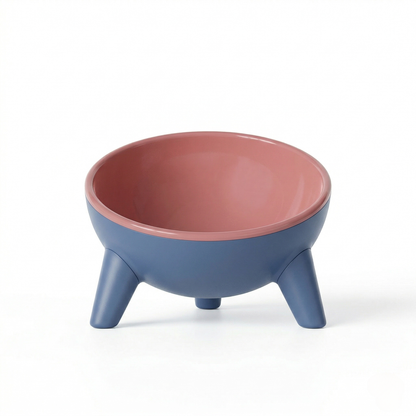 Cat Bowl - Ergonomic Raised Pet Dining Station, Durable Easy-to-Clean for Kittens & Cats