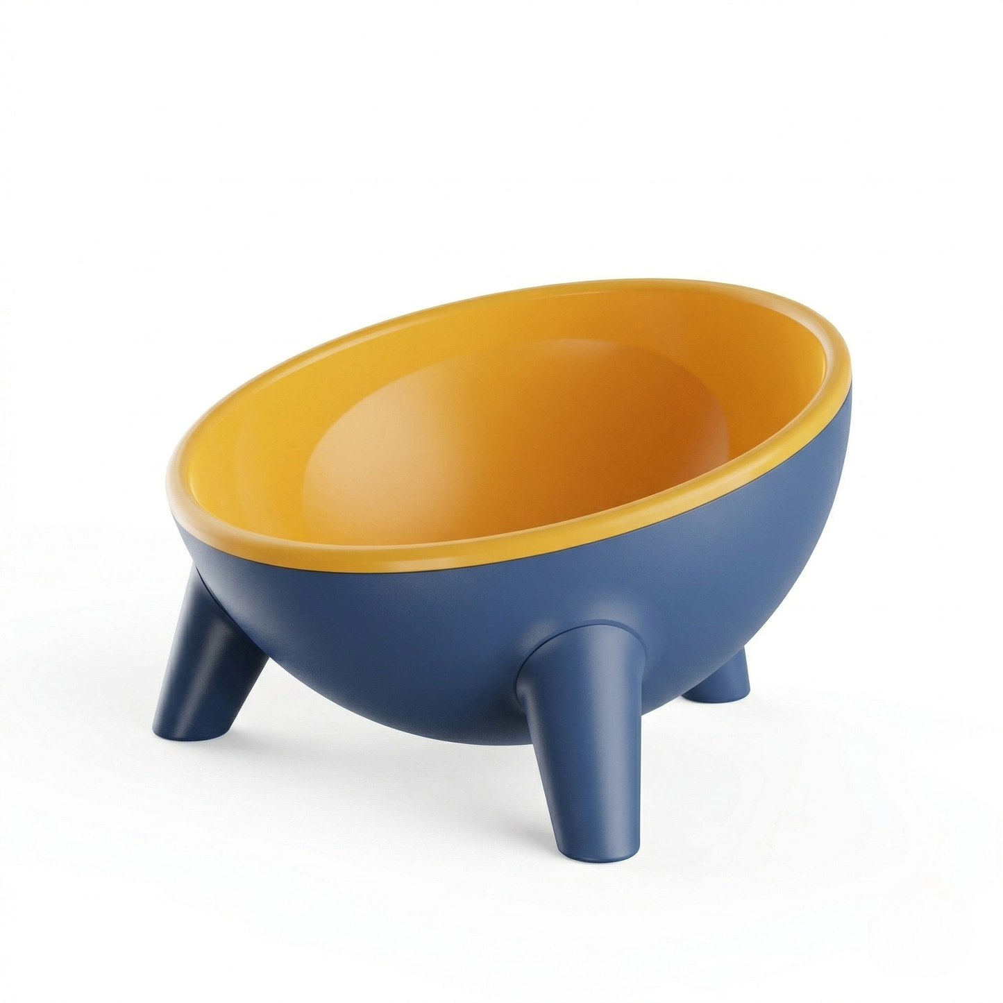 Cat Bowl - Ergonomic Raised Pet Dining Station, Durable Easy-to-Clean for Kittens & Cats
