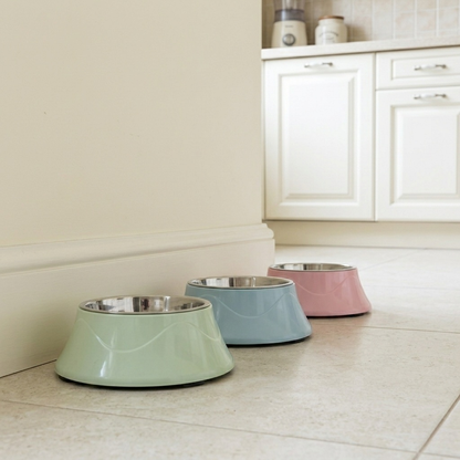 Cat Feeder - Modern Double Pet Food Station with Non-Slip Base