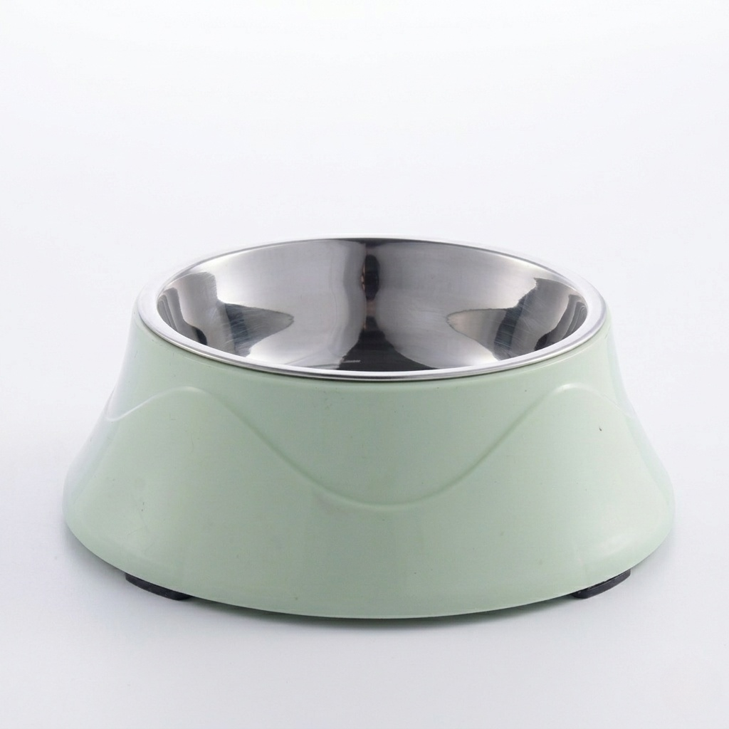 Cat Feeder - Modern Double Pet Food Station with Non-Slip Base