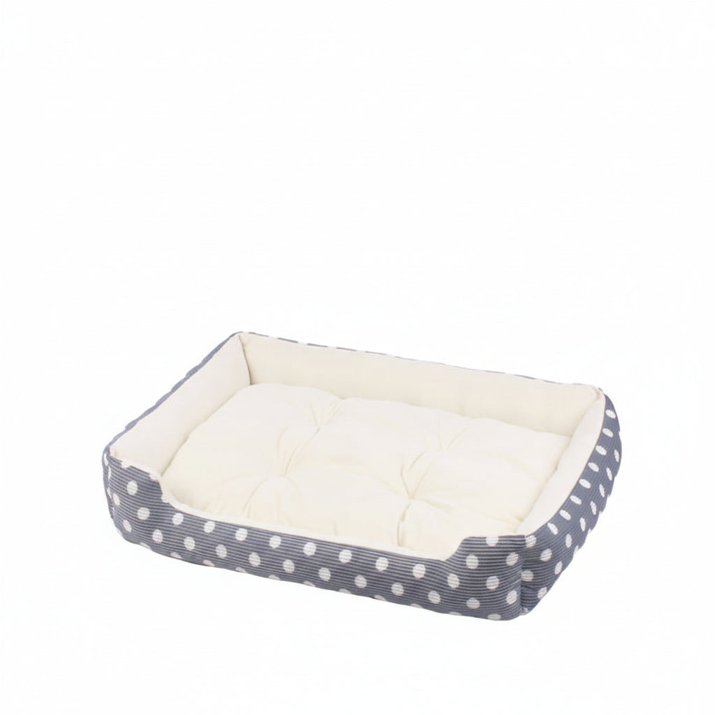 Dog Bed - Four Seasons Washable Plush Cushion, Soft Pet Sofa for Small & Medium Dogs