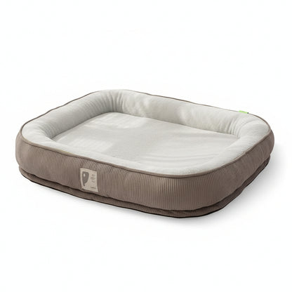 dog bed gray with couchon